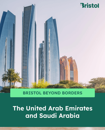 Brochure thumbnail with city skyline